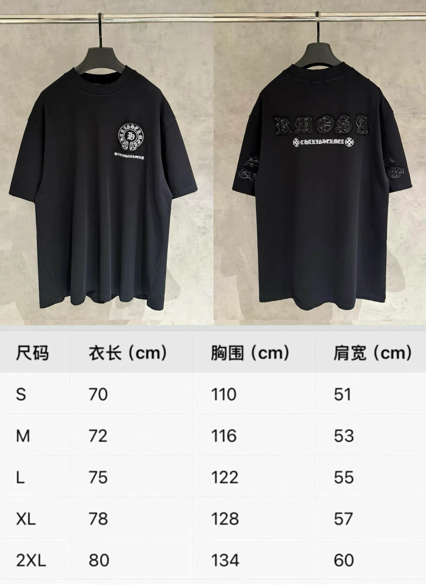 【 Quality】CH New Arrival T ：Black White Size：S-2xl ：K